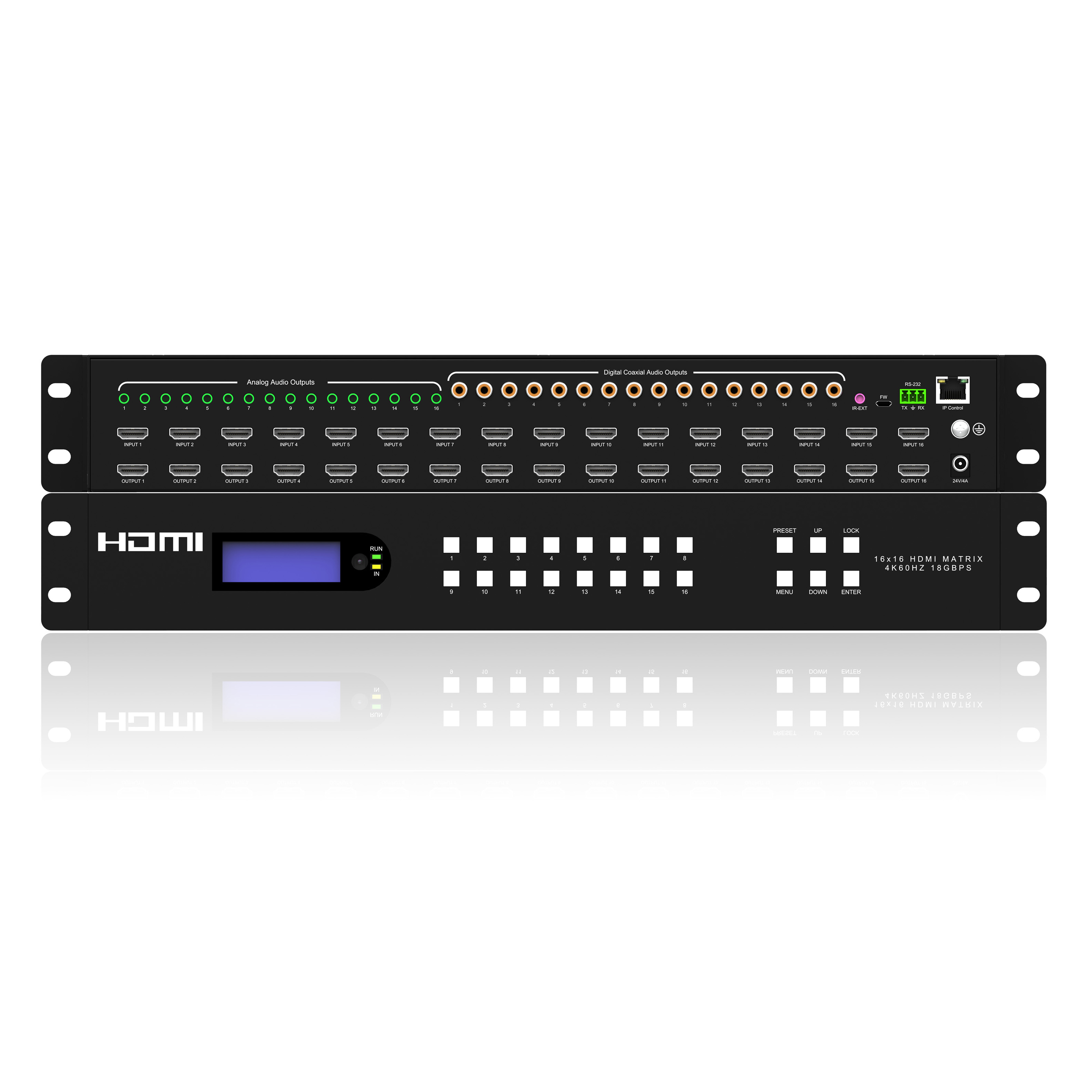 16x16 HDMI Matrix- Support 4K@60Hz 4:4:4