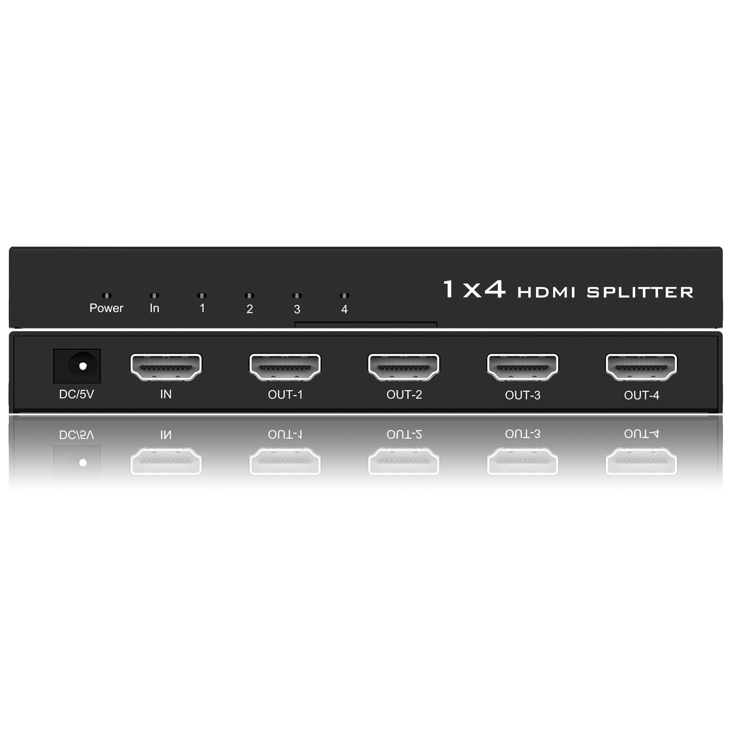 1x4 HDMI Splitter- Support 4K@60Hz 4:2:0